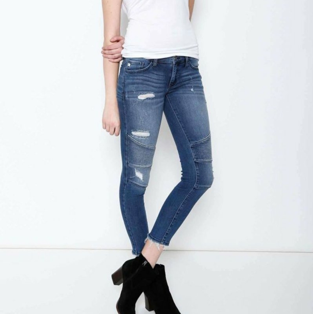 KanCan Isabella distressed skinny jeans